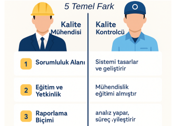 Kalite Mühendisi ile Kalite Kontrolcü Arasındaki 5 Temel Fark