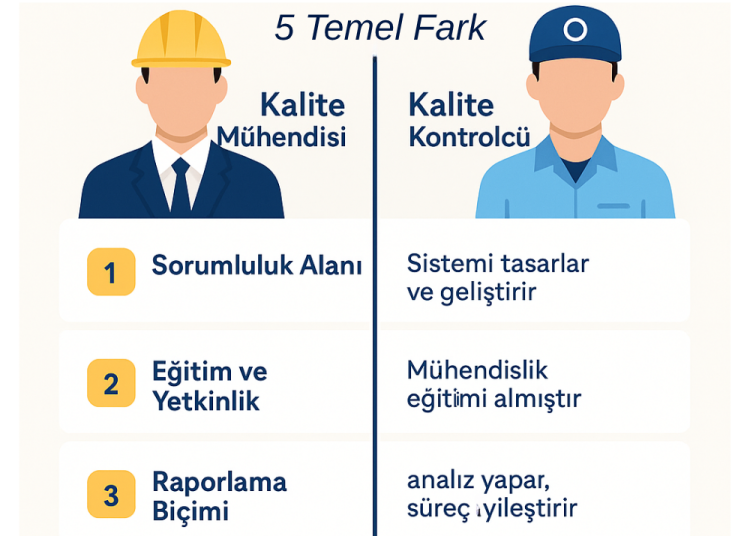 Kalite Mühendisi ile Kalite Kontrolcü Arasındaki 5 Temel Fark