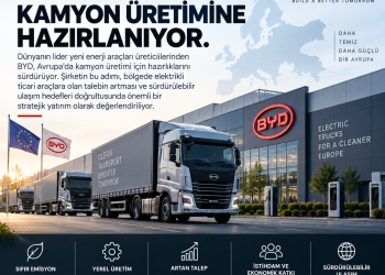 BYD Avrupa kamyon üretimi ETT 44 elektrikli ağır ticari araç