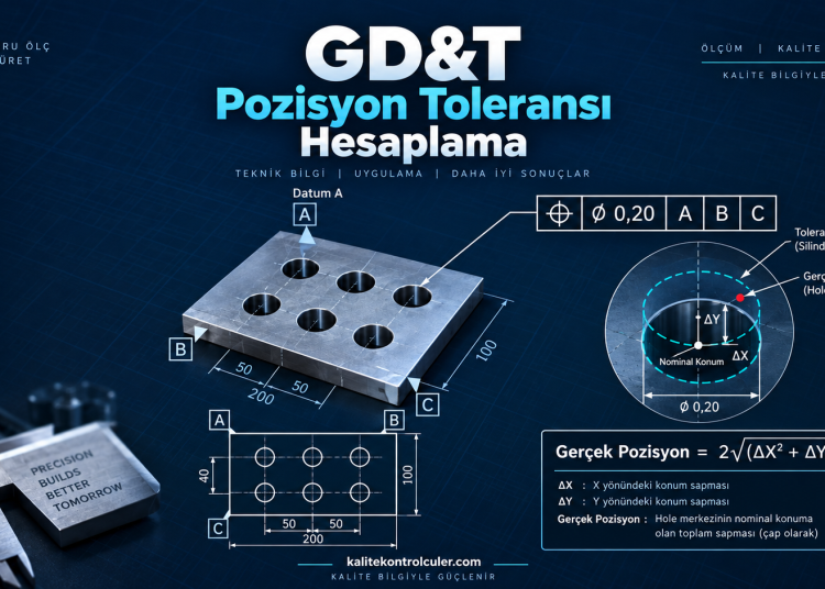 GD&T pozisyon toleransı hesaplama